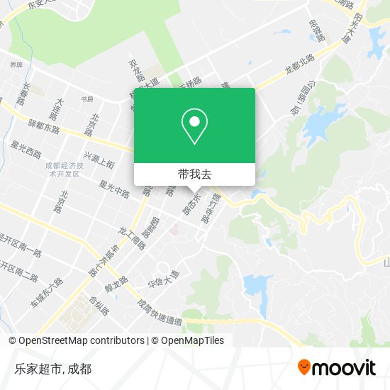 乐家超市地图