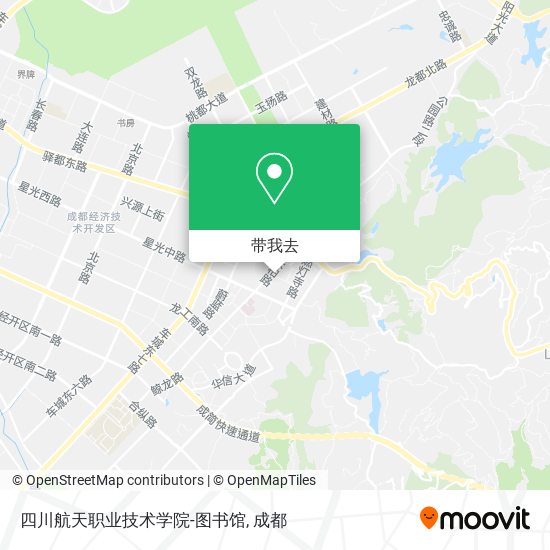 四川航天职业技术学院-图书馆地图