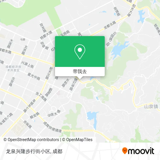 龙泉兴隆步行街小区地图