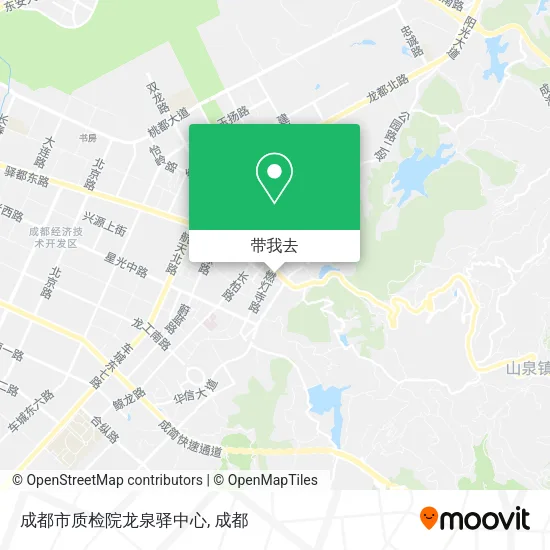 成都市质检院龙泉驿中心地图