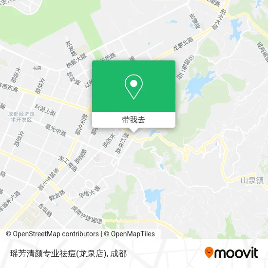瑶芳清颜专业祛痘(龙泉店)地图
