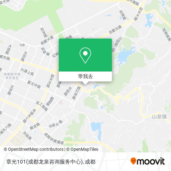 章光101(成都龙泉咨询服务中心)地图
