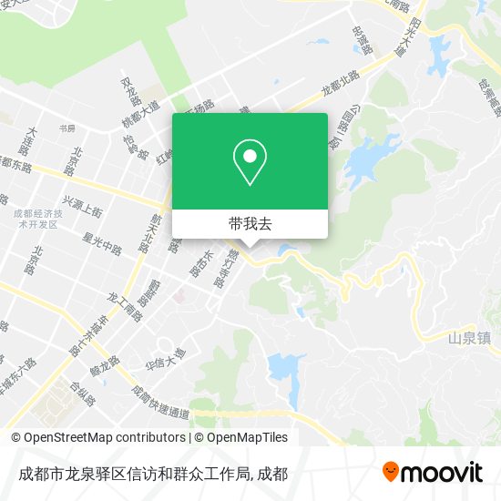 成都市龙泉驿区信访和群众工作局地图