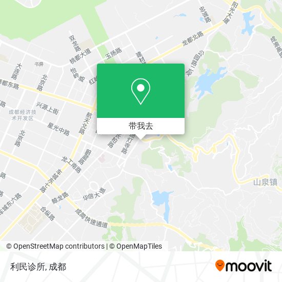 利民诊所地图