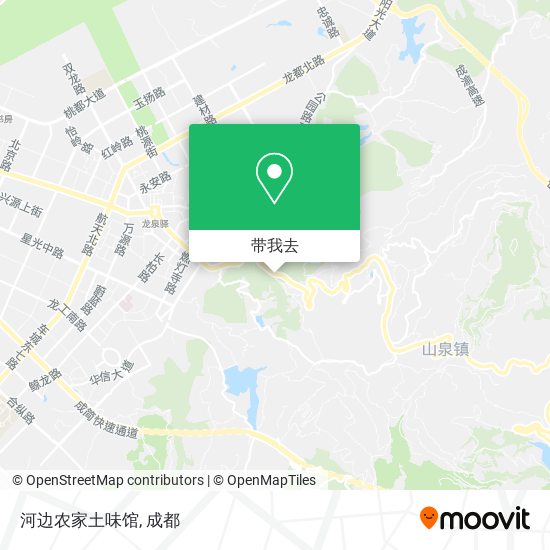 河边农家土味馆地图