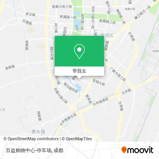 百益购物中心-停车场地图