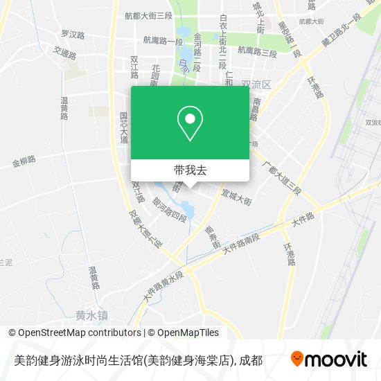 美韵健身游泳时尚生活馆(美韵健身海棠店)地图