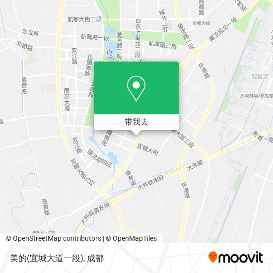 美的(宜城大道一段)地图