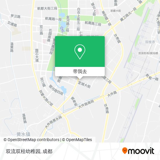 双流双桂幼稚园地图