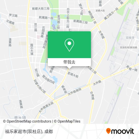 福乐家超市(双桂店)地图