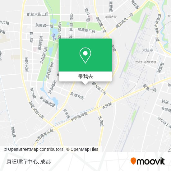康旺理疗中心地图