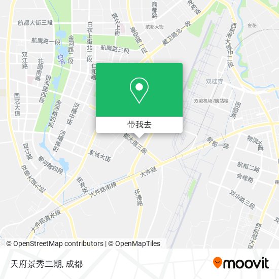 天府景秀二期地图