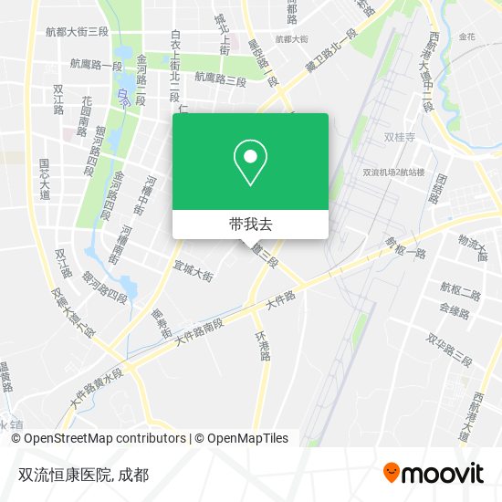 双流恒康医院地图