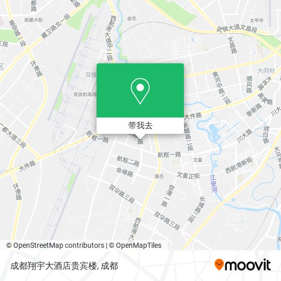 成都翔宇大酒店贵宾楼地图