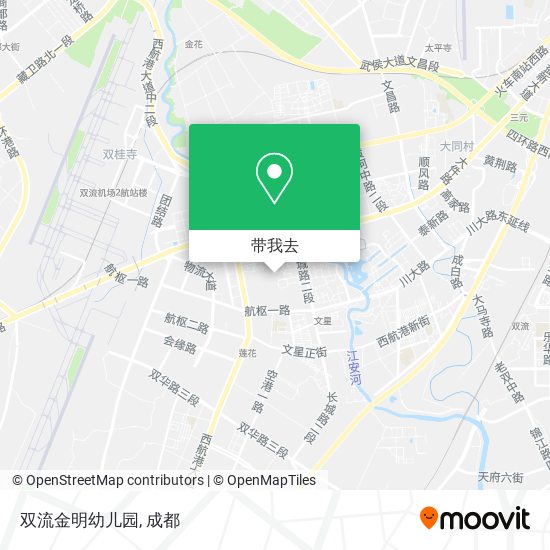 双流金明幼儿园地图