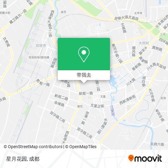 星月花园地图