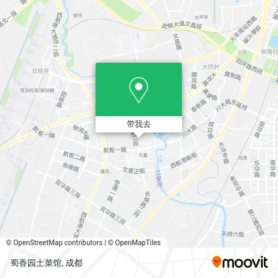 蜀香园土菜馆地图