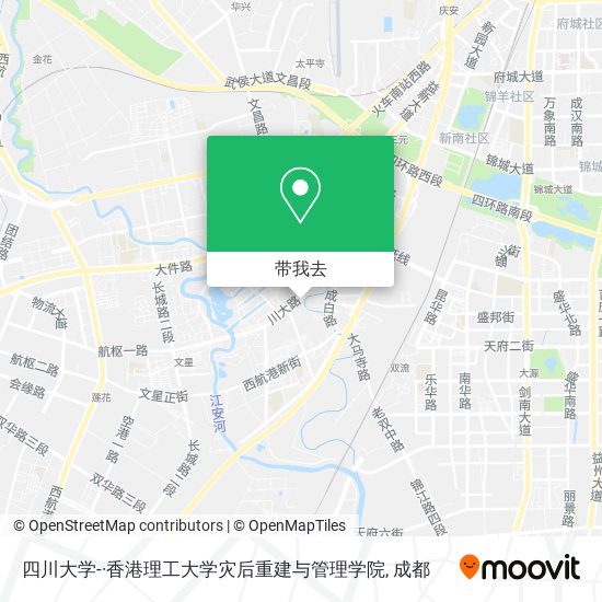 四川大学-·香港理工大学灾后重建与管理学院地图