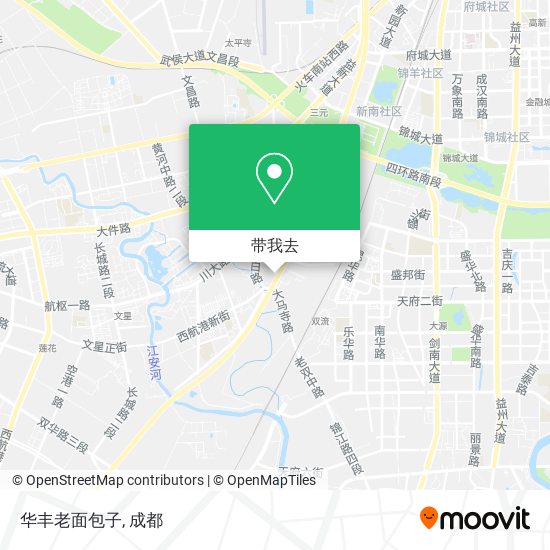 华丰老面包子地图
