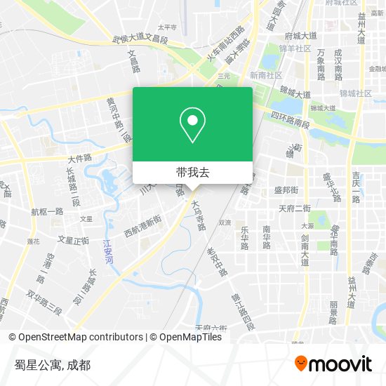 蜀星公寓地图