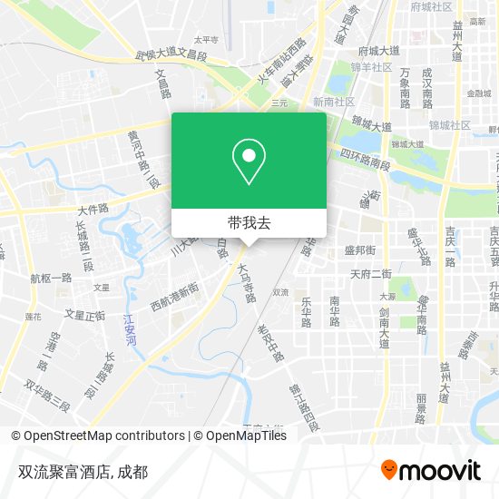 双流聚富酒店地图
