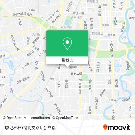廖记棒棒鸡(北支路店)地图