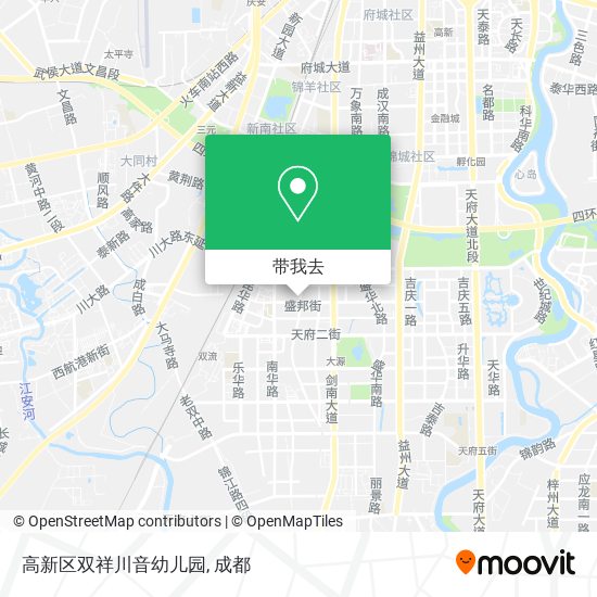 高新区双祥川音幼儿园地图