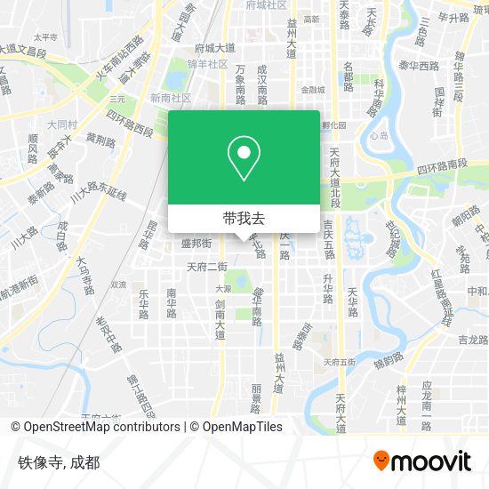 铁像寺地图