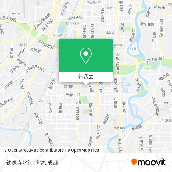 铁像寺水街-牌坊地图