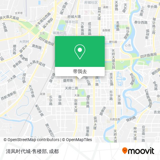 清凤时代城-售楼部地图