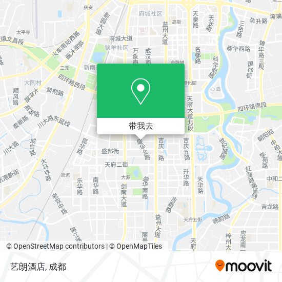 艺朗酒店地图