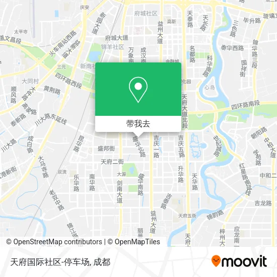 天府国际社区-停车场地图