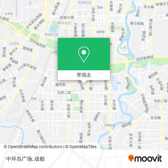 中环岛广场地图
