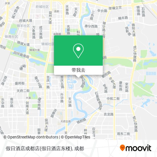 假日酒店成都店(假日酒店东楼)地图