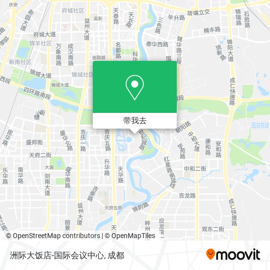 洲际大饭店-国际会议中心地图