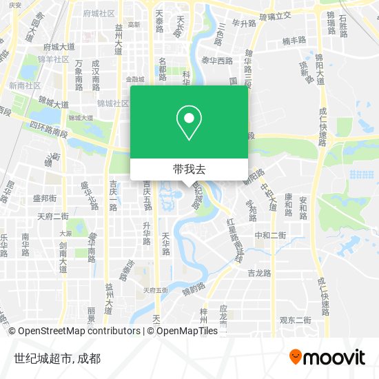 世纪城超市地图