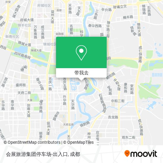 会展旅游集团停车场-出入口地图