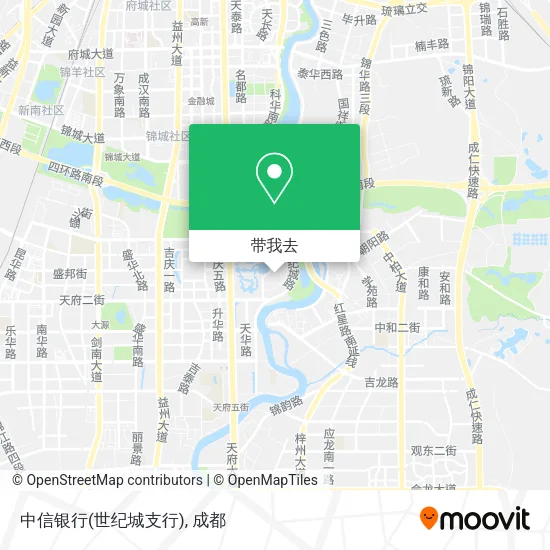 中信银行(世纪城支行)地图