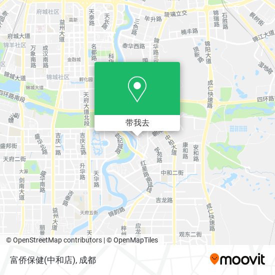富侨保健(中和店)地图