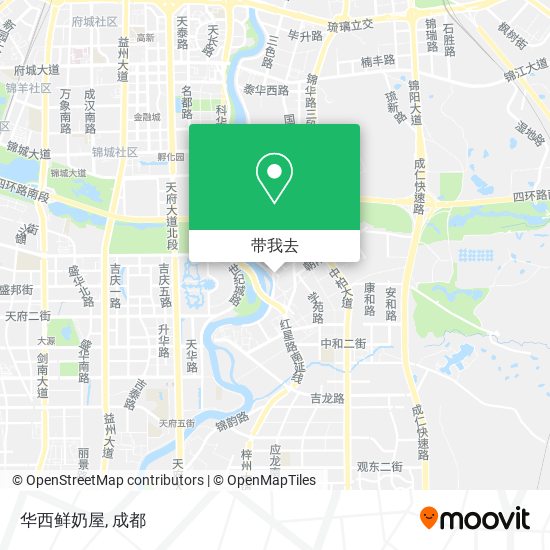 华西鲜奶屋地图