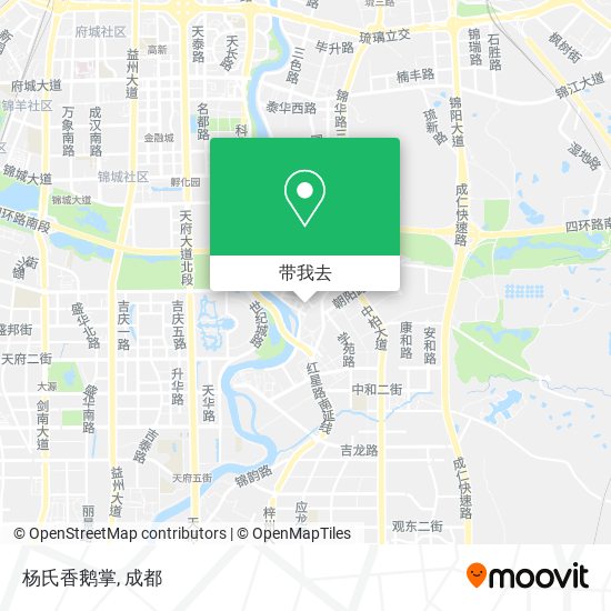 杨氏香鹅掌地图