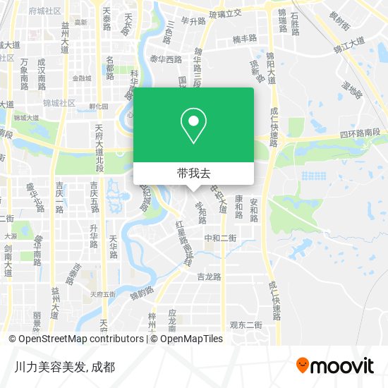 川力美容美发地图