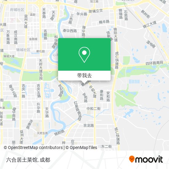 六合居土菜馆地图