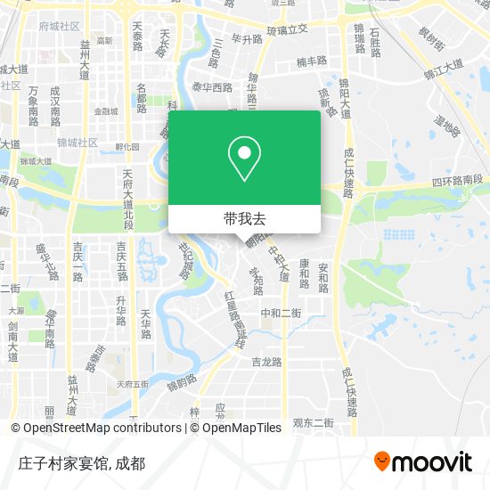 庄子村家宴馆地图