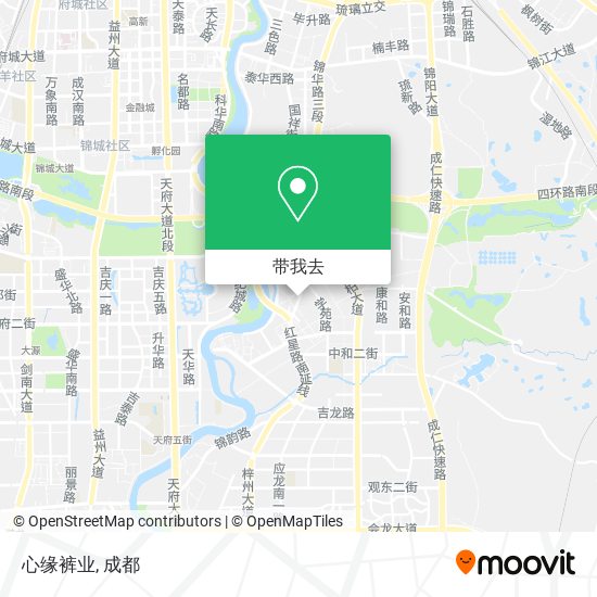 心缘裤业地图