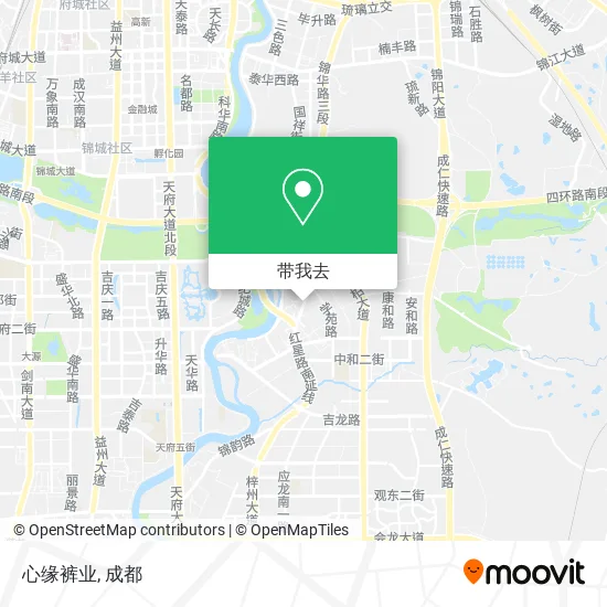 心缘裤业地图