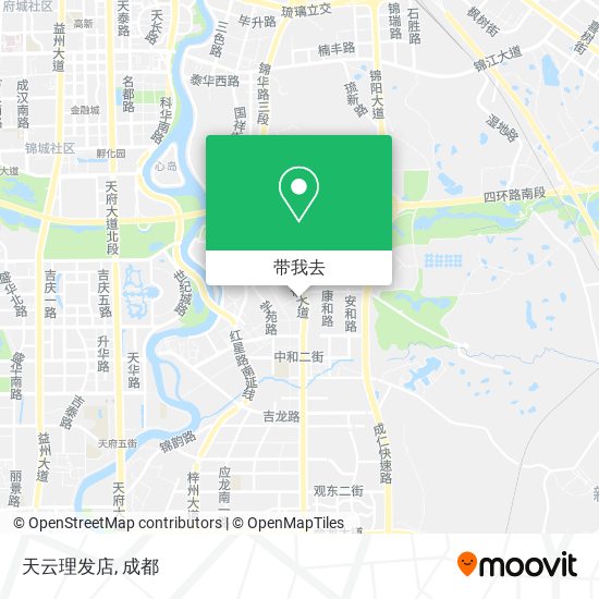 天云理发店地图