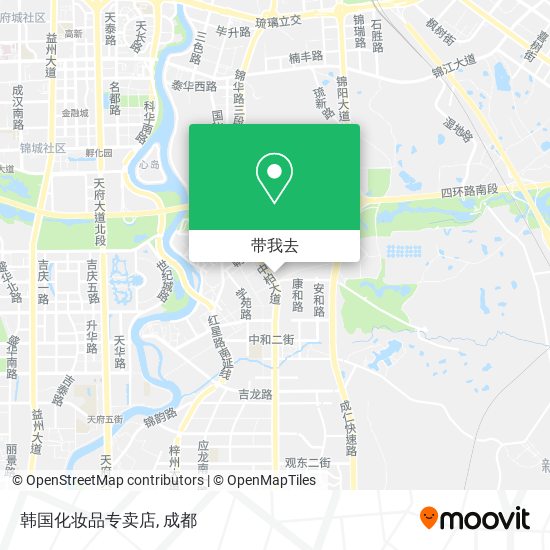 韩国化妆品专卖店地图