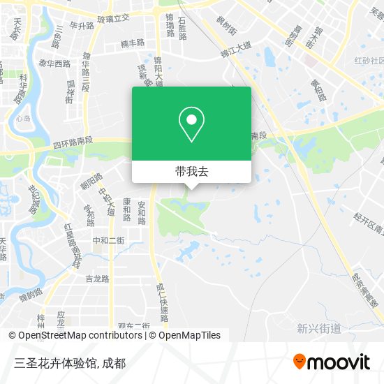 三圣花卉体验馆地图