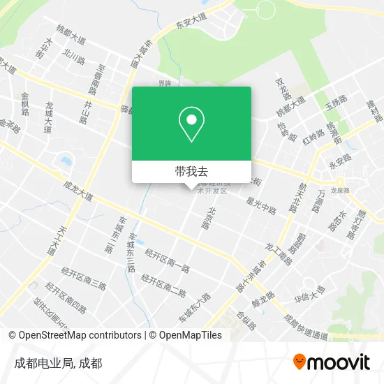 成都电业局地图